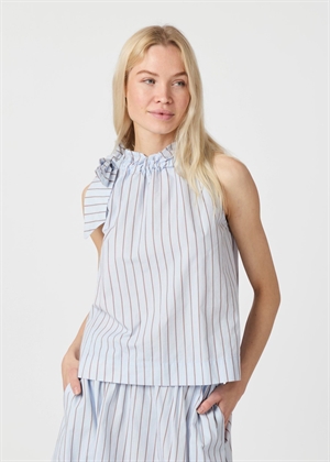 Maula stripe top Light Blue Neo Noir 
